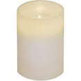 thumbnail image 1 of Brite Star Bougie Pilier Sans Flamme Blanche 3X4, 1 of 4