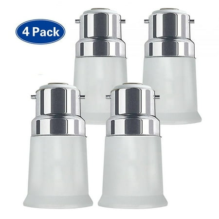 

JINGT BC B22 to ES E27 Light Bulb Adaptor / Converter Bayonet Cap Edison Screw Holder