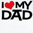 thumbnail image 2 of CafePress - Iheartmydad Body Suit - Long Sleeve Cotton Baby Bodysuit, 2 of 4