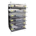 thumbnail image 1 of Jaula Para Aves, Codornices Capacidad de 250 Completamente Equipada, 1 of 2
