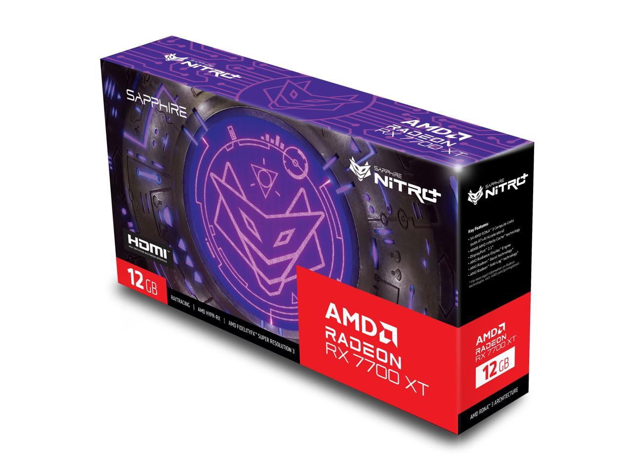Sapphire NITRO+ Radeon RX 7700 XT - Graphics card - Radeon RX 7700