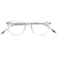 thumbnail image 1 of Gafas redondas vintage con lentes transparentes y borde redondo grueso de acetato para…, 1 of 4