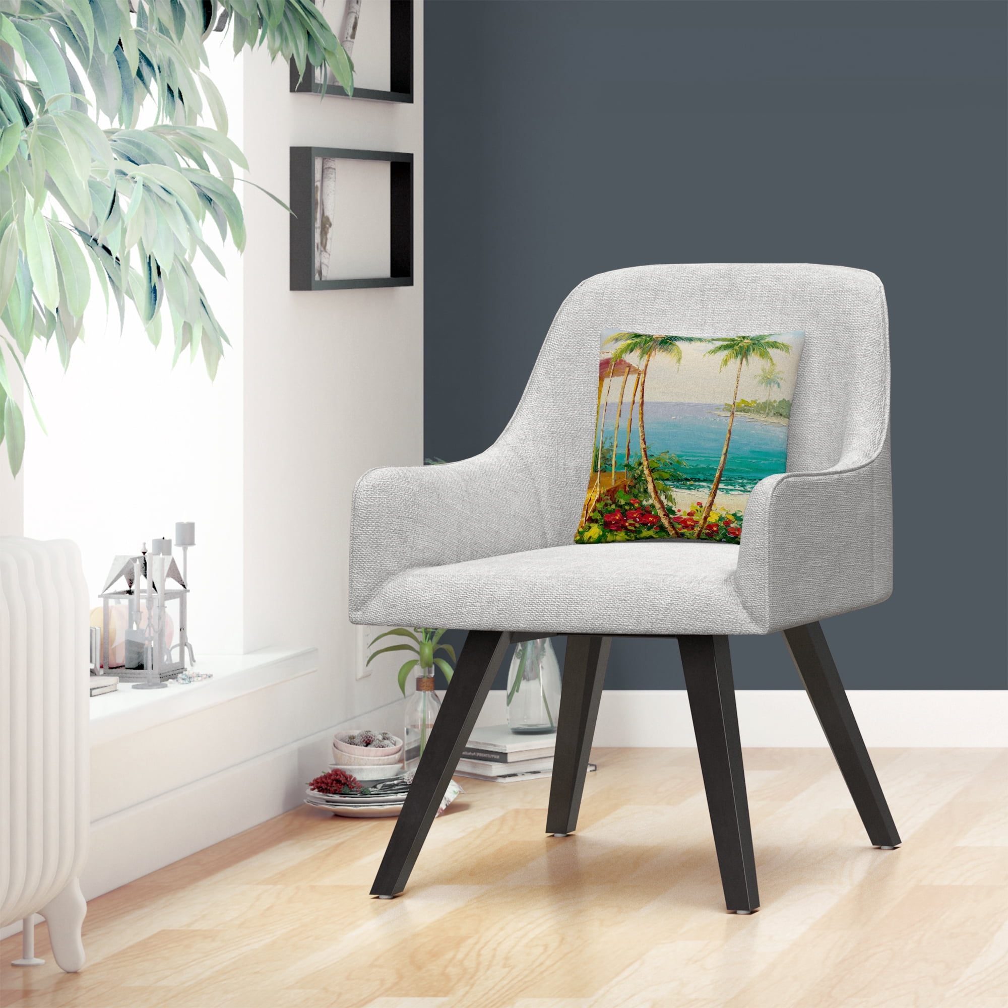 Rio 'Key West Villa' 16 X 16 Decorative Throw Pillow