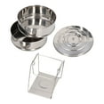 thumbnail image 1 of Stainless Steel Steam Pot, Steam Pot Evenly Heating Improve Efficency With Lid For Kitchen, 1 of 8