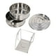 thumbnail image 2 of Olla de vapor de acero inoxidable 304 de 2 niveles apilable con tapa para cocinar en la cocina, 2 of 14