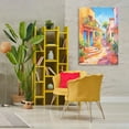 thumbnail image 2 of Stupell Industries Bright Mediterranean City Scenery Painting Gallery Wrapped Canvas Art Print Wall Art, 30 x 45, 2 of 7