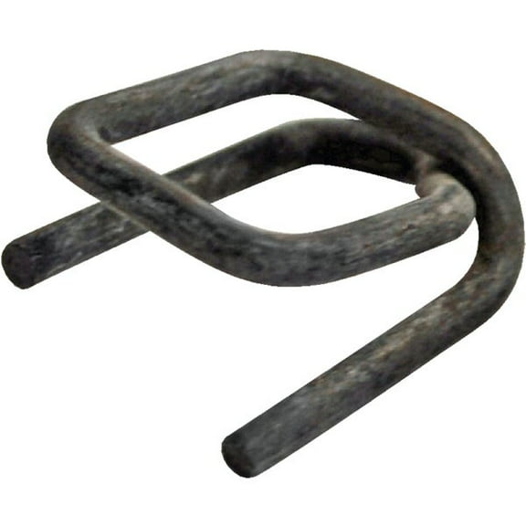 Strap & Wrap Polyester Strapping Buckle - Heavy Duty - 1000 Pack, 3/4 In, Black