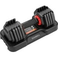 thumbnail image 1 of BeesClover Haltères Réglables 25 Lb Ensemble de 2, Poids Libres à Changement Rapide avec Poignée Antidérapante et Plateau de Rangement pour Gym à Domicile, Entraînement de Force, 1 of 9