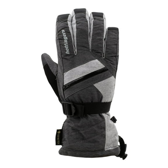 HOTFINGERS Adult Male Clipper GT Winter Gloves, Color: Dark Heather Gray/Heather Gray, Size: L