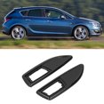 thumbnail image 4 of Side Indicator Repeater Frame Set, Sophisticated Workmanship Durable Side Light Surrounds Anti UV Coating  For Car Adaptations Glossy Black,Carbon Fiber Style, 4 of 8