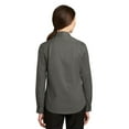 thumbnail image 2 of Port Authority Ladies SuperPro Twill Shirt-3XL (Sterling Grey), 2 of 6