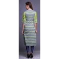 thumbnail image 4 of Bimba Kurti Droit Imprimé Décontracté Manches 3/4 Robe Longue Kurta pour Femmes, 4 of 6