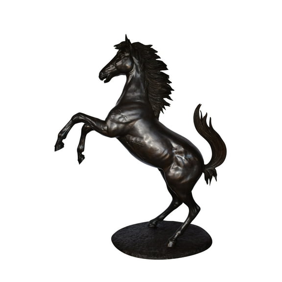 Ferrari Horse Life-size Bronze Statue Giant Size Size: 72" x 34" x 88"H