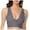 Grey, variant on Jiaweic Women's Lace Bra No Underwire Back Underwear for Comfortable All-Day Wear Khaki,XXL