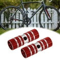 thumbnail image 2 of Motoforti 2 Pcs Bike Pegs for MX MTB Hollow Rear Foot Pegs Aluminum Alloy Red, 2 of 6