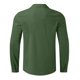 thumbnail image 3 of Ceisia Men's Relaxed Fit Linen Blend Stand Collar Shirt, Solid Color Long Sleeve Casual Button-Up Top Gifts, 3 of 6