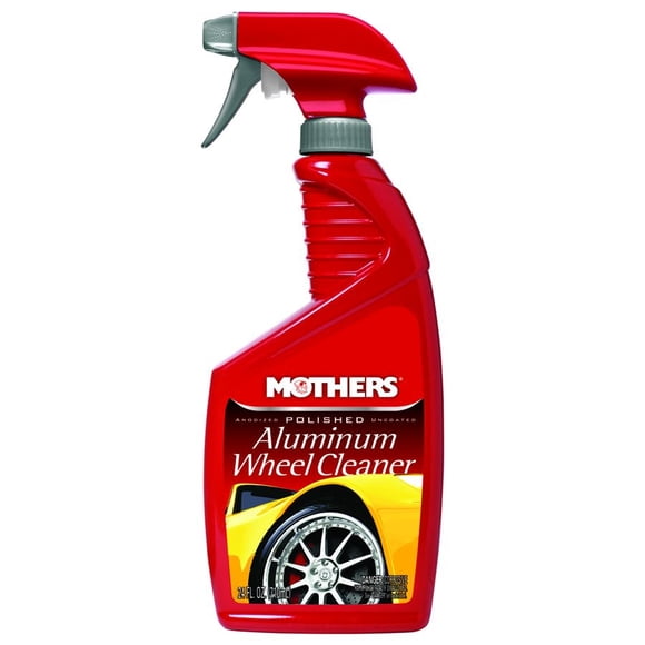 Mothers Wheel Cleaner 06024 For Polished Aluminum Wheels; 24 Ounce Spray Bottle