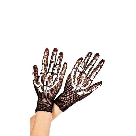 Music Legs Skeleton Gloves
