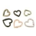 thumbnail image 4 of Spring O Round Carabiner Clip Triggers Spring Keyring Buckle,O for Bags,Purses Heart Shape, 4 of 5
