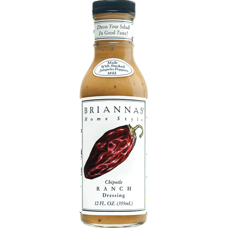 Chipotle Ranch - Briannas Dressing Chipotle Ranch, 12 OZ (Pack of 6)