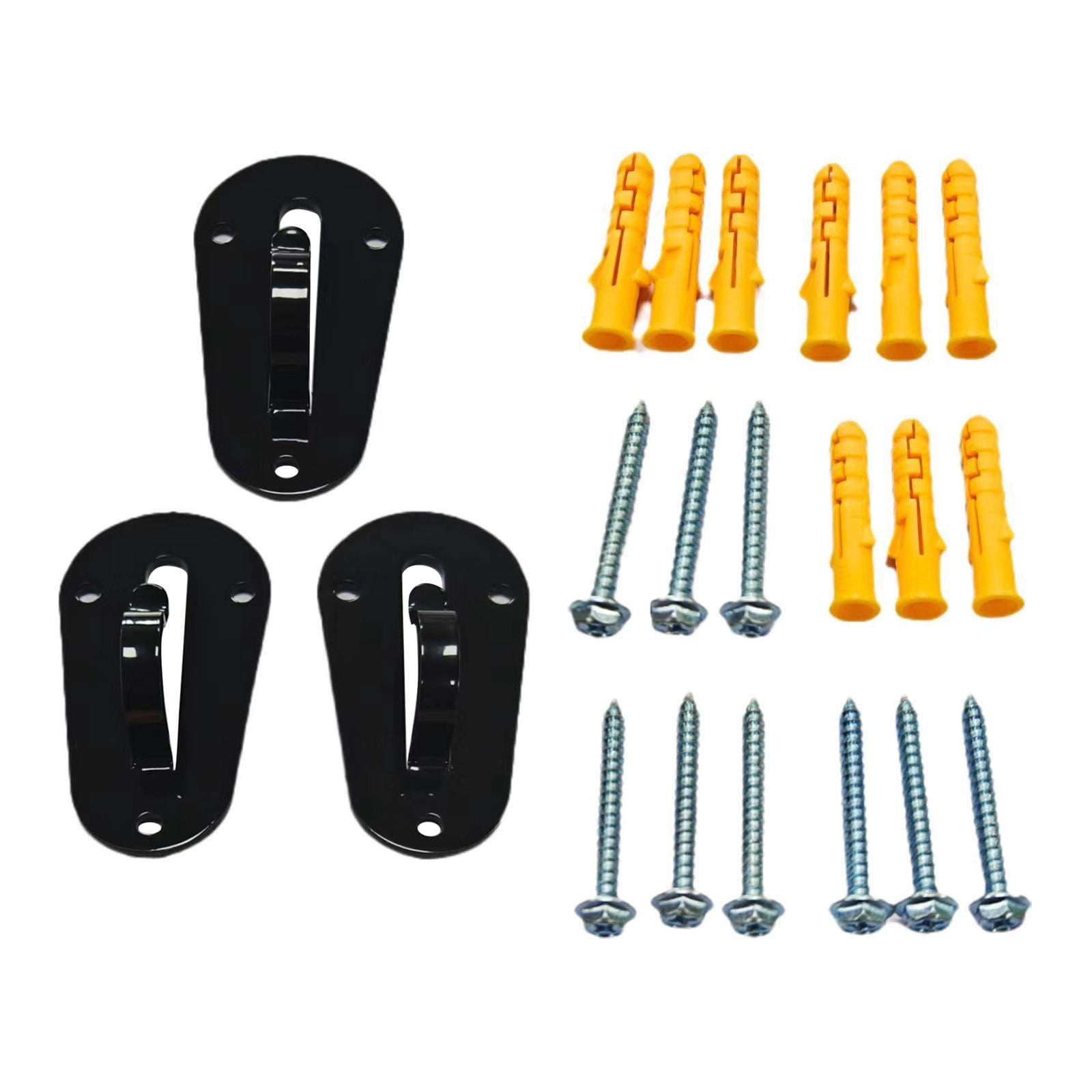 DimyFew 3 Pieces Wall Mount Workout Anchors for Strength Training Resistance Bands Body