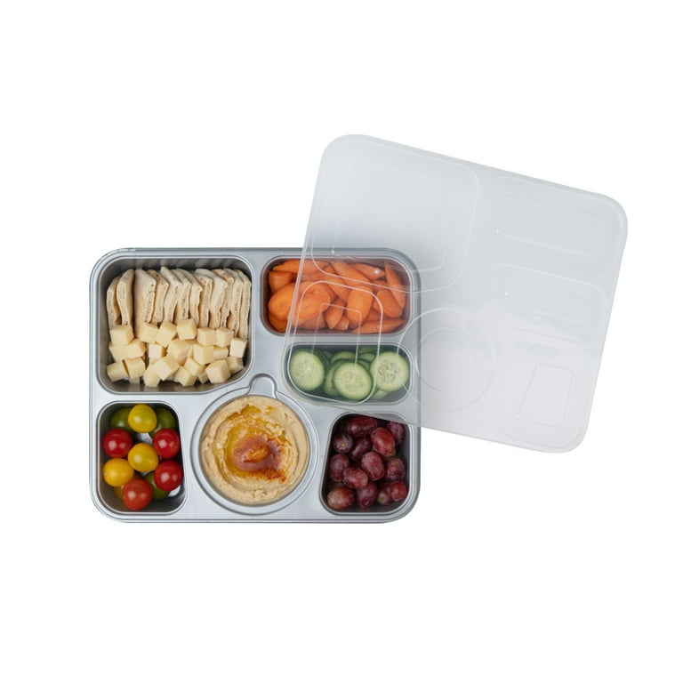 Futura 6 oz Clear Plastic Snack / Condiment Container - with Lid