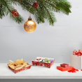 thumbnail image 5 of Paquete de 60 suministros para fiestas navideñas, platos navideños, bandejas de papel para servir alimentos, bandejas de papel, barquitos de papel para alimentos, bandejas de papel para alimentos en c, 5 of 5