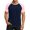 #034 Light pink-A1, variant on T -Shirts for Men Raglan Sleeve Crewneck Elastic Outdoor Tops Basic Short Sleeve Soft Gym Pullover