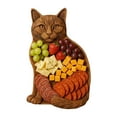 thumbnail image 2 of Cat Charcuterie Board Wooden Cat Serving Tray for Cheese,Fruits, Snacks & Appetizers, Funny Animal Design Wood Platter for Kitchen,Picnic,Party Decor,Unique Housewarming Gift for Cat Lovers, 2 of 6