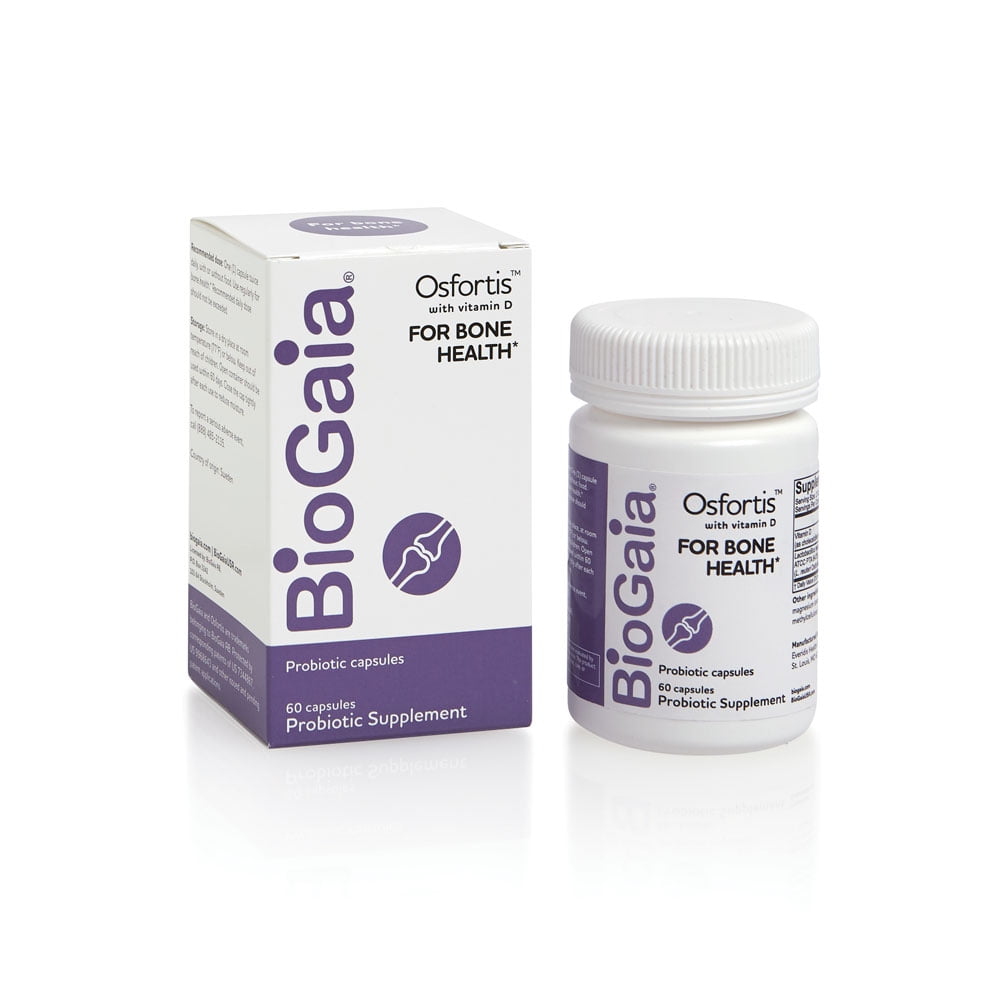 BioGaia Osfortis with vitamin D for Bone Health, GI Wellness, and