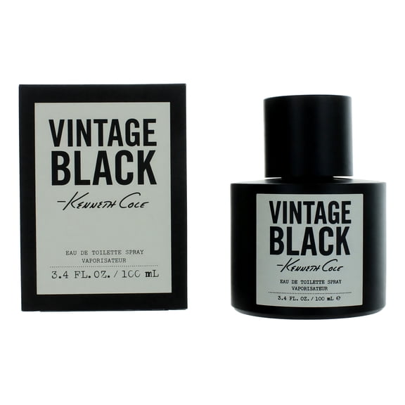 Kenneth Cole Black Vintage Cologne for Men, 3.4 Oz