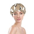 thumbnail image 3 of Kdxio Lovely Penguin Print Shower Cap for Women,Elastic and Reusable,Double Waterproof Layers Bathing Hat, 3 of 9