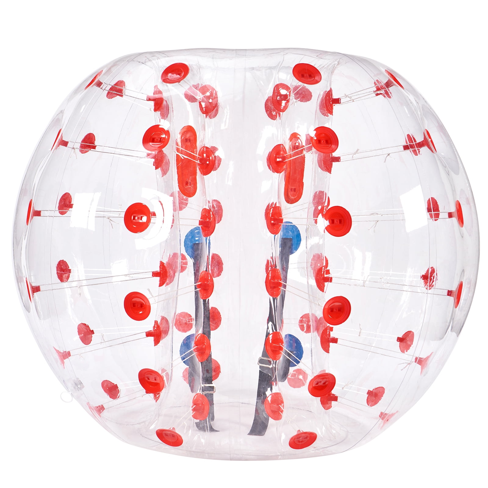 KFFKFF Blow-Up Bumper Sphere Single Pack, 5FT/1.5M Body-Sized Zorb Orbs for Adolescents & Adults, 0.8mm Durable PVC Human-Sized Hamster Bubble Balls for Outdoor Group Fun