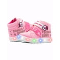 thumbnail image 2 of Tenis Bota Luces Led Bubble Gummers Niña Remy Rosa 12-17 rosa 13, 2 of 7