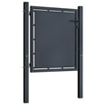 thumbnail image 3 of vidaXL Garden Gate Steel Anthracite Outdoor Patio Fence Barrier Multi Sizes, 3 of 31