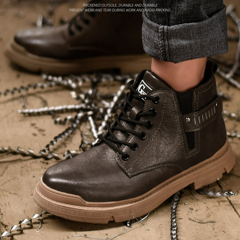 Synthetic work shop boots