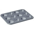thumbnail image 3 of Fox Run Mini Heart Muffin Pan, 12-Cup, Preferred Non-Stick, 3 of 3