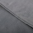 thumbnail image 3 of Organictune Velvet Long Body Pillowcase, Super Soft and Cozy Luxury Fuzzy Body Pillow Cover with Zipper Closure, Smoky Gray, 20" x 54", 3 of 5