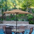 thumbnail image 2 of Jeco 9 ft. Aluminum Patio Market Patio Umbrella with Tilt and Crank, 2 of 2