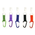thumbnail image 1 of Hy-Ko Products 215550 Small Carabineer with Nylon Strap Key Rings, 1 of 2