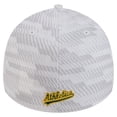 thumbnail image 4 of Men's-New Era  White Athletics Graded 39THIRTY Flex Hat, 4 of 6