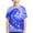 Purple, variant on Elabch Kids T Shirt Teen Boys Short Sleeve Tshirt Fashion Digital Tie Dye Printing Tee Summer Crewneck Cotton Tops Size 4Y-16Y