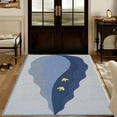 thumbnail image 4 of 3'x5' patio carpet outdoor carpet mats non slip area rug bedroom large area rug modern abstract area rug, 4 of 10