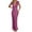 E-Hot Pink281, variant on Hifoo Women's Elegant Satin V-Neck Backless Midi Dress With Detail For Party Evening Gown Summer Casual Dress Fashionable Dresses Solid Color