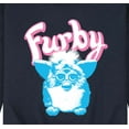 thumbnail image 3 of Furby - Photoreal Furby Logo - Men's Crew Fleece Sweatshirt, 3 of 5