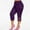 Purple, variant on Aloohaidyvio 2024 Summer Pants for Women,Women Pants Plus Size Solid Hollow Elastic Waist Casual Leggings