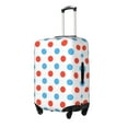 thumbnail image 2 of Wukai Red Blue Polka Dots Elastic Luggage Cover: Personalized Protection for Your Suitcase - Fits 19~29-inch, Washable & Durable Travel Companion-Small, 2 of 8