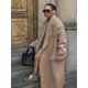 thumbnail image 1 of Abrigos de Cachemira de gran tamaño para mujer, chaquetas clásicas de moda con bolsillos de solapa elegantes, chaquetas de manga larga, ropa de calle femenina elegante 2024, 1 of 5