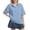 Blue #5, variant on Dresfit Polo Shirts for Women Plaid Short Sleeve Golf Shirts 2026 Summer Button Down Back To School Tops Breathable Lightweight Oversized Golf Graphic Tees S