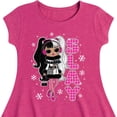thumbnail image 3 of LOL OMG - Winter Dolls - Slay All Day - Toddler & Youth Girls Fit & Flare Dress, 3 of 5